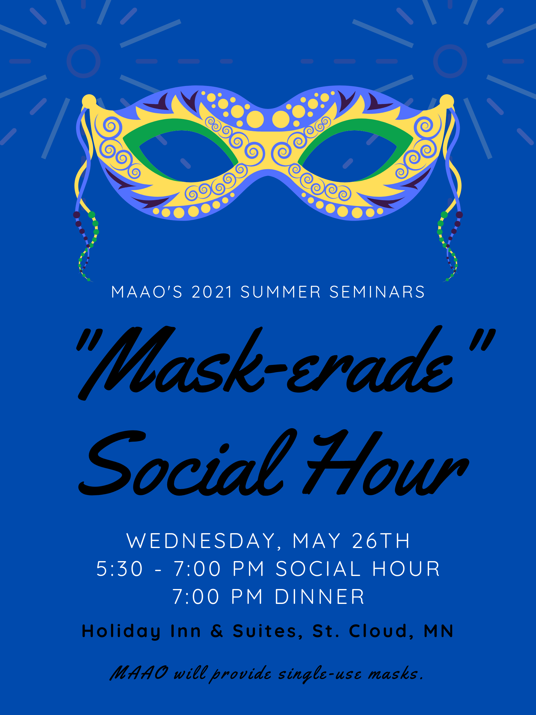 Mask-erade social hour