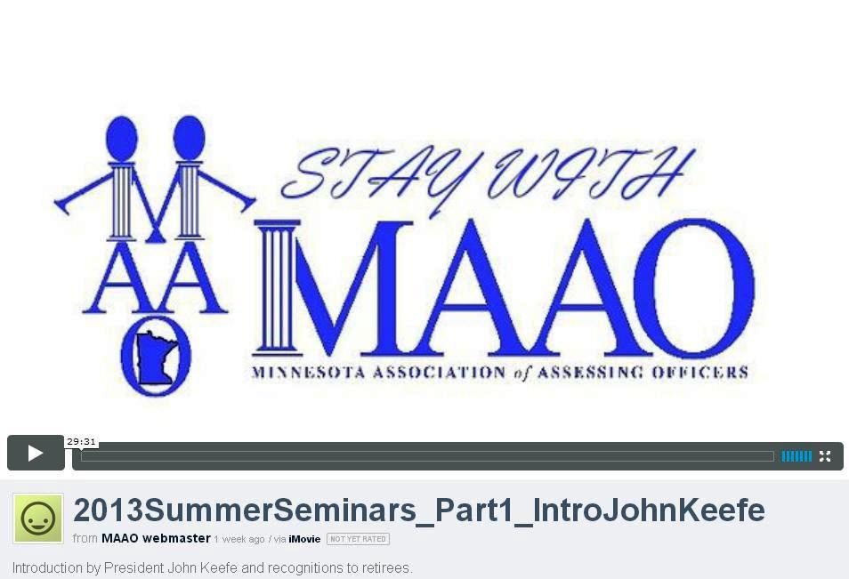 Summer Seminars 2013 - Opening Session