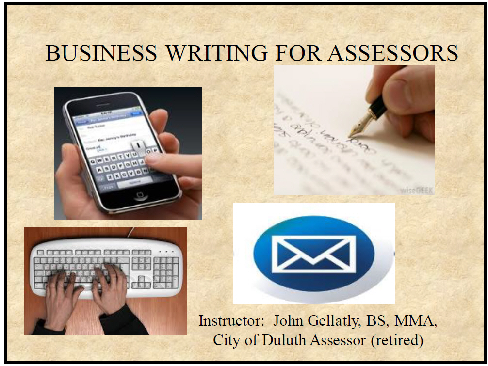 Business Writing For Assessors